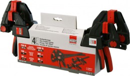 Bessey EZM-EZL-SET 4pc Set Consisting Of 2 x 6\" EZM 15-6 & 2 x 12\" EZL 30-8 Clamps £54.99